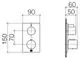 DORNBRACHT UP-Thermostat mit Einweg-Mengenregulierung SERIENSPEZIFISCH 36425670 Chrom, 36425670-00 Galeriebild 3